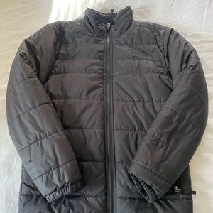 North face reversible black puffer size 14/16